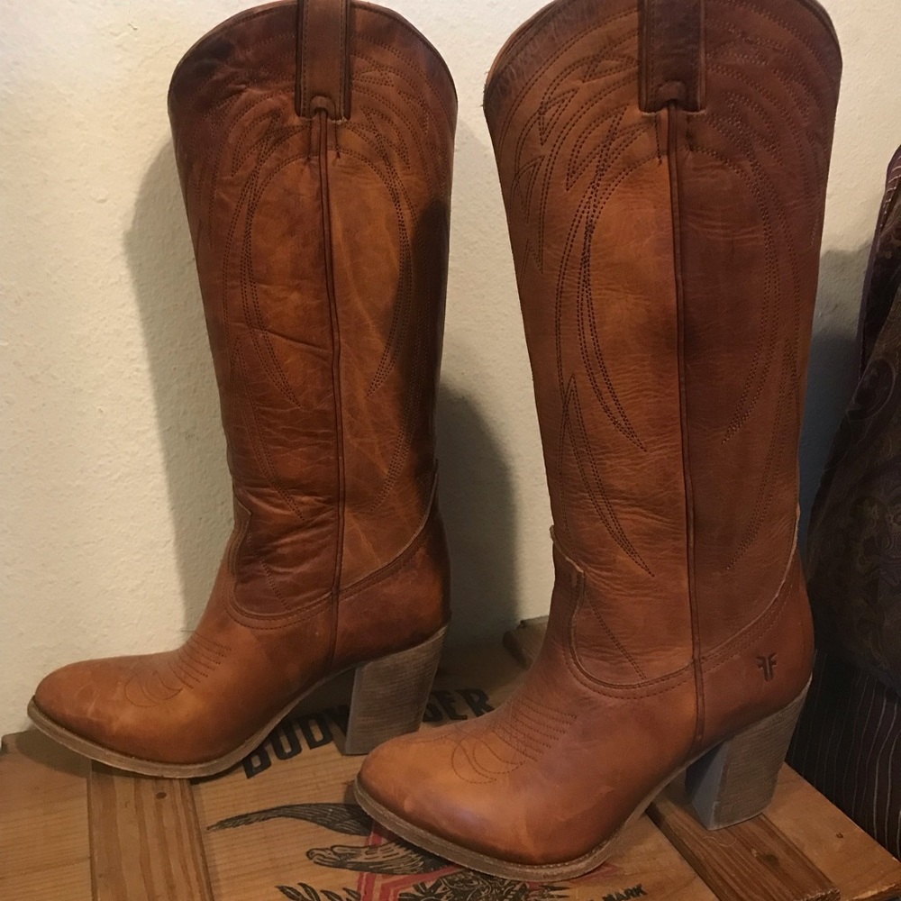 Cowboy boots.